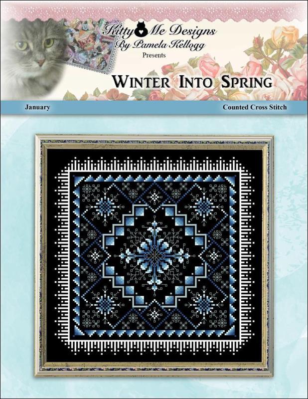 "Winter Into Spring January" Cross Stitch Pattern
