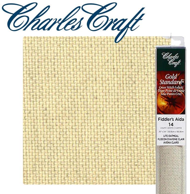 Fabric, AIDA Cloth 14 count by Charles Craft (by the yard) – The