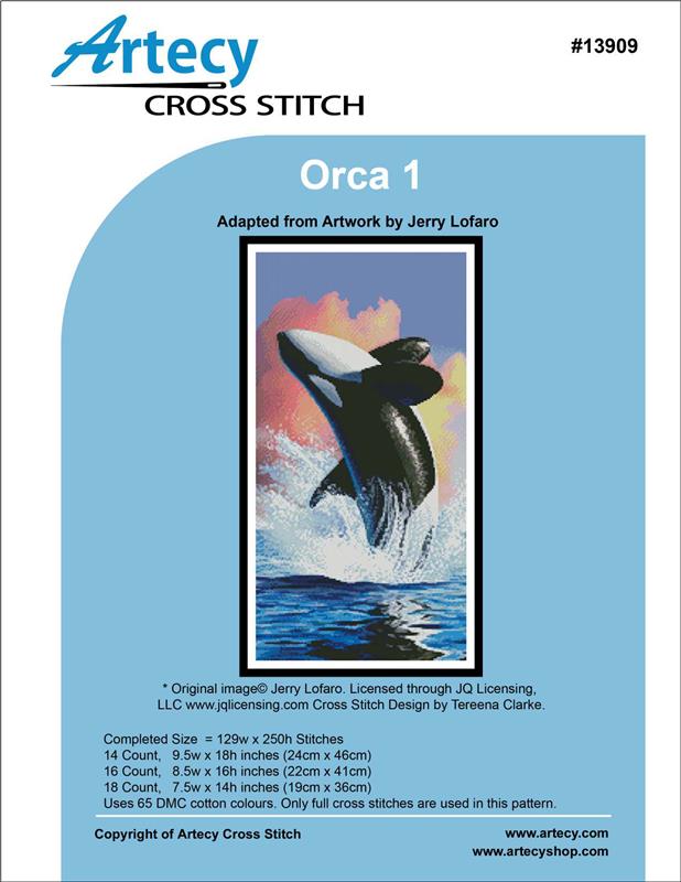 Orca 1 Cross Stitch Pattern