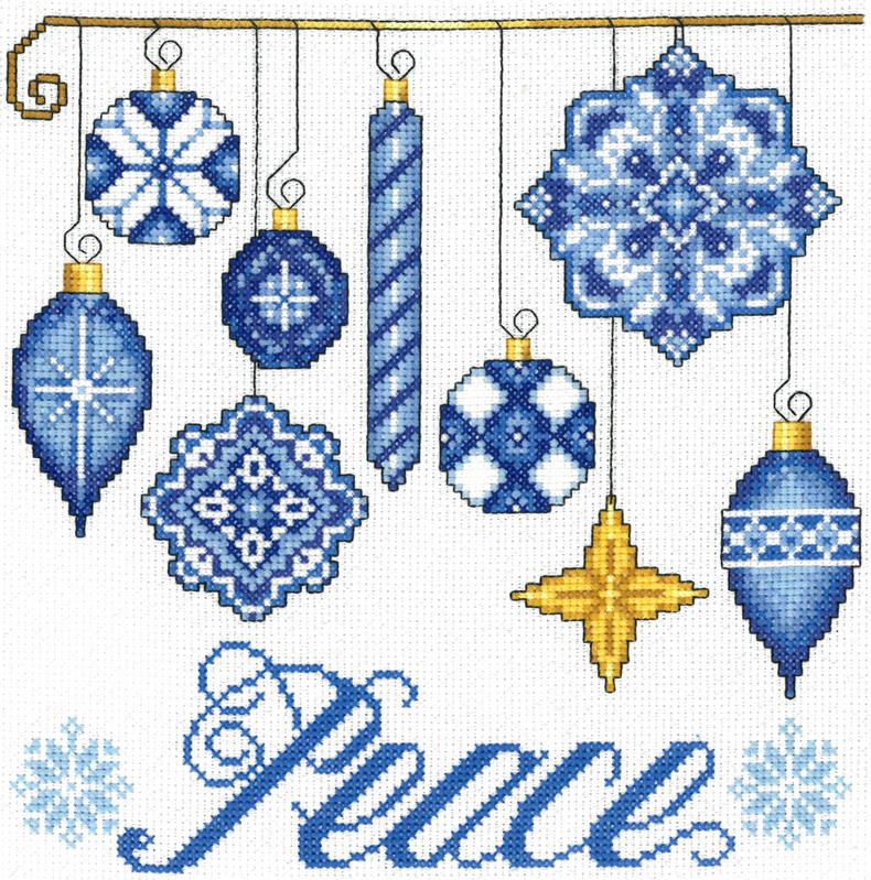 "Peace Ornaments" Cross Stitch Kit