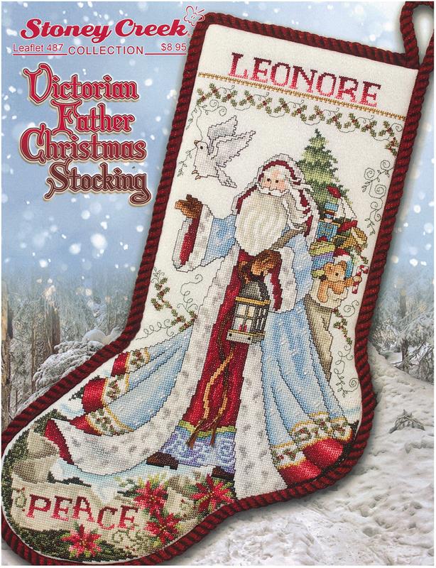 Victorian Father Christmas Stocking | Cross Stitch Pattern
