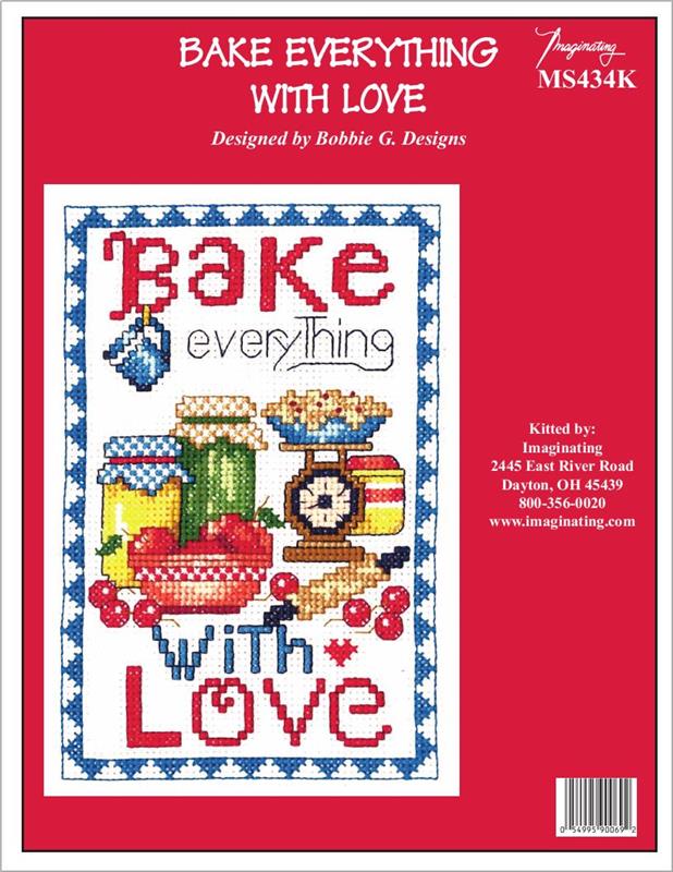 "Bake Everything With Love" Cross Stitch Kit