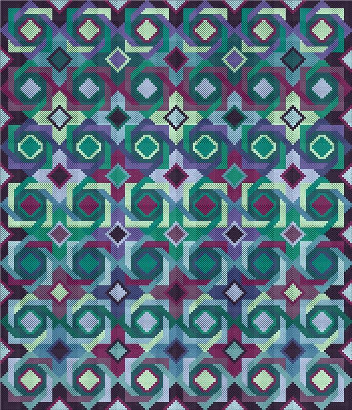 "Twist" Cross Stitch Pattern