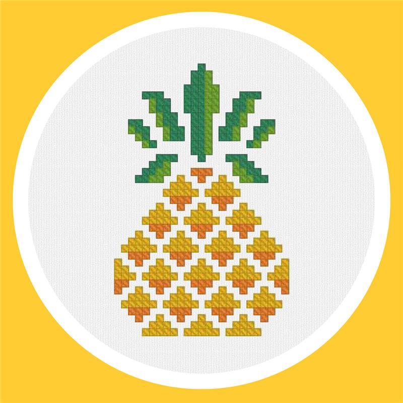 "Pineapple" Cross Stitch Pattern