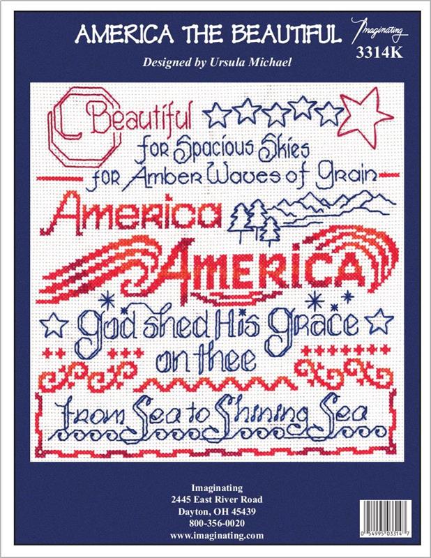 "America The Beautiful" Cross Stitch Kit