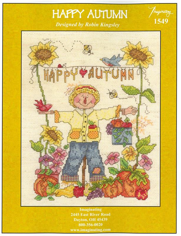 Happy Autumn Cross Stitch Pattern