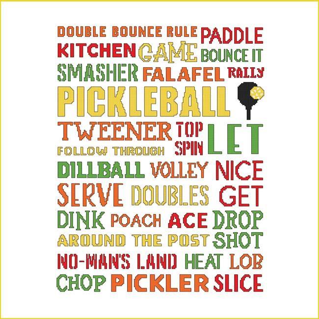 "Subway Art Sports Pickleball"