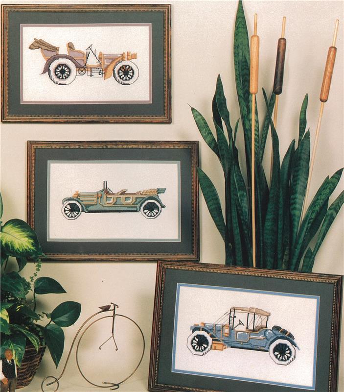 "Antique Autos" | Cross Stitch Pattern
