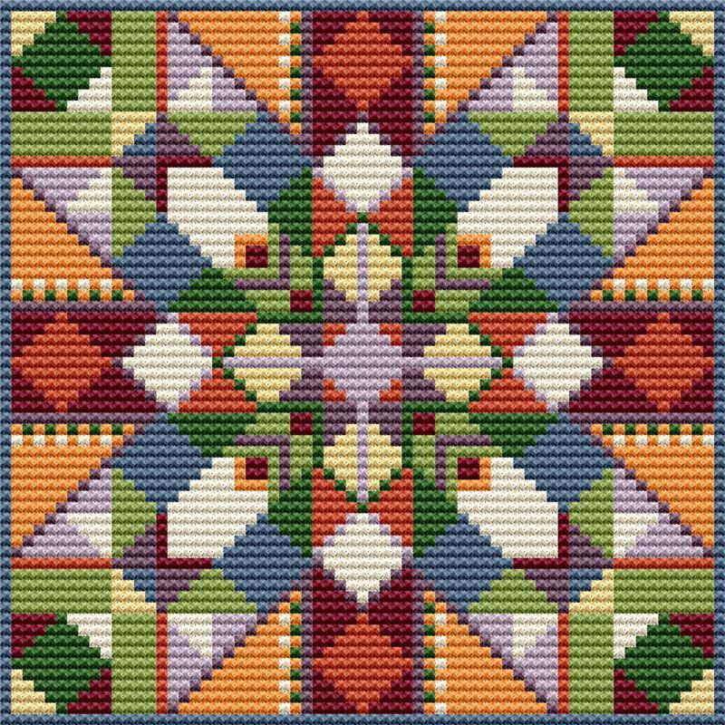 "Tentmaker Smalls August" Cross Stitch Pattern