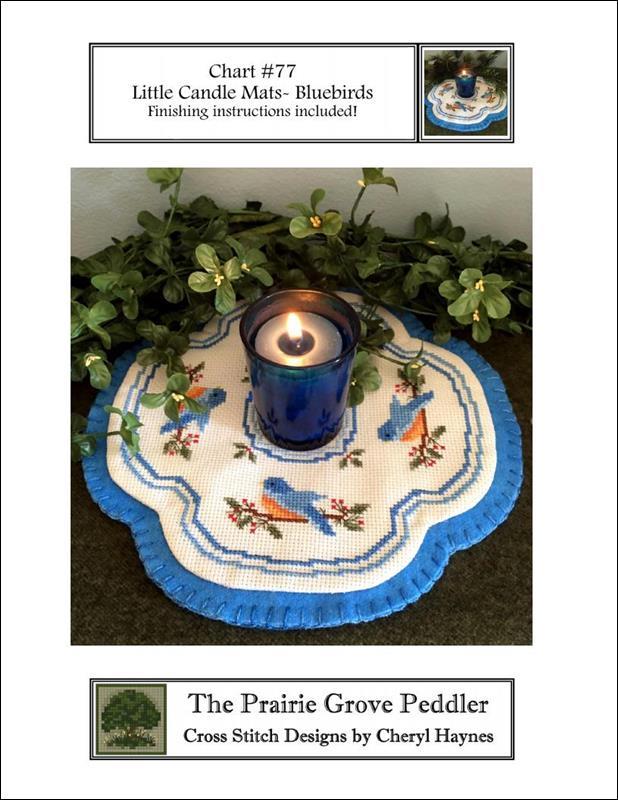 "Little Candle Mats Bluebirds"