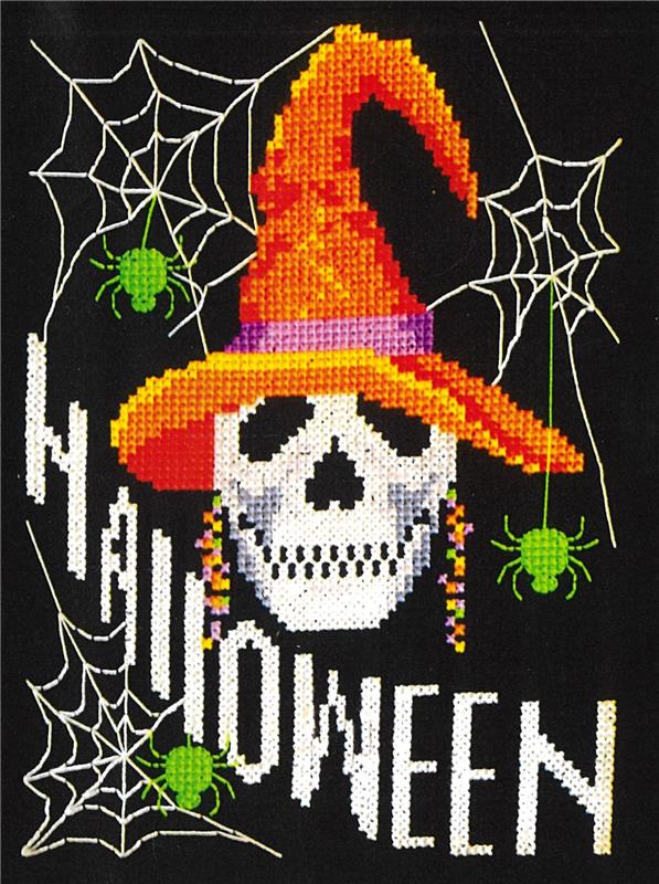 "BOO!" Cross Stitch Kit at Everything Cross Stitch