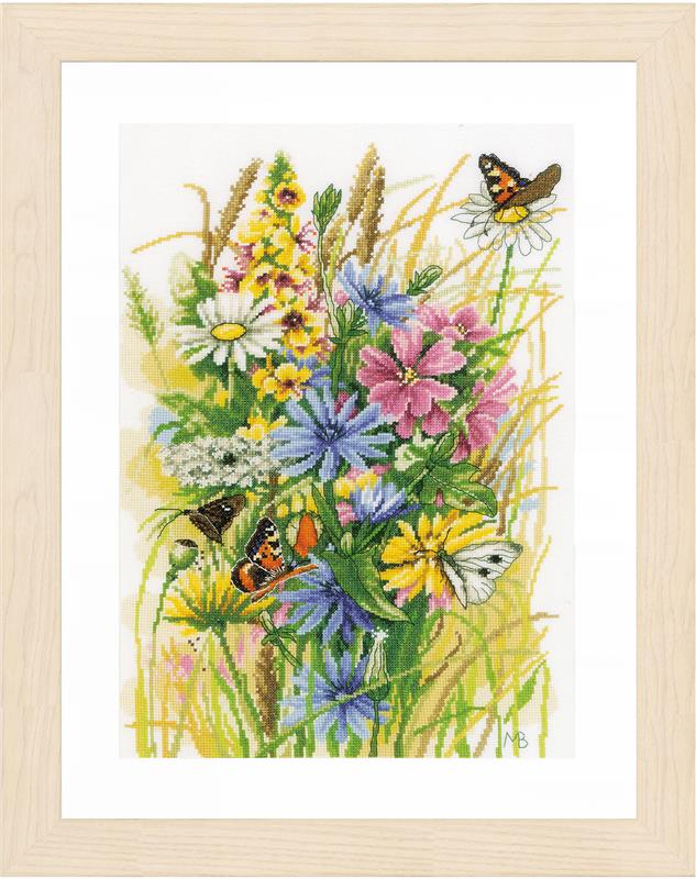 "Wildflower Rest Stop" Cross Stitch Kit