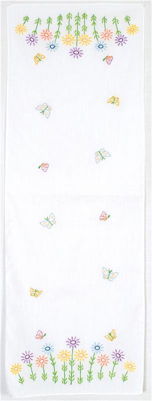 "Field Of Flowers Table Runner" Cross Stitch Item