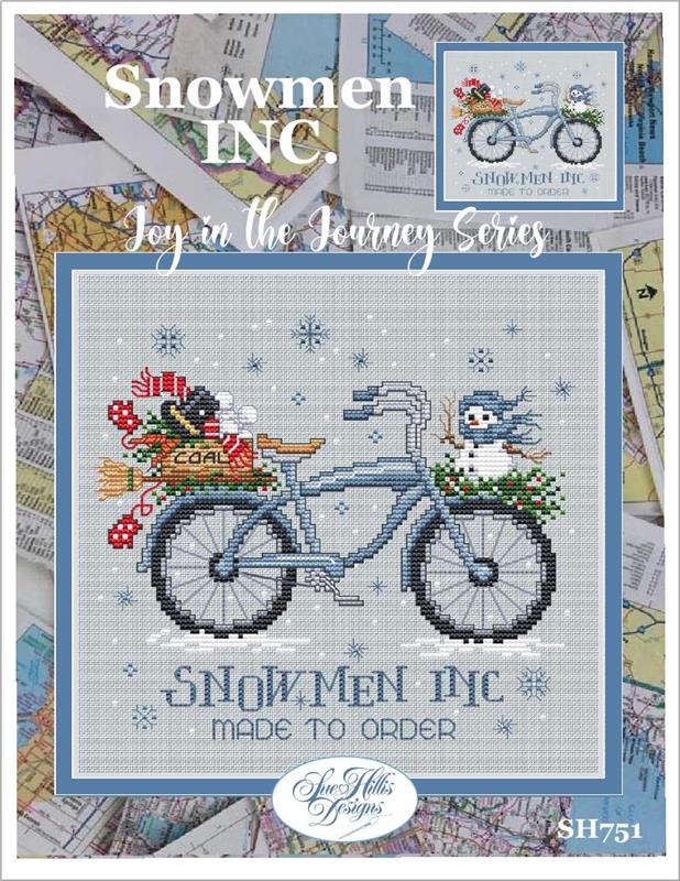  snowmen inc cross stitch pattern
