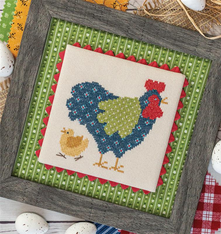 Chicken Club - Myrtle chicken-club-myrtle-cross-stitch-pattern