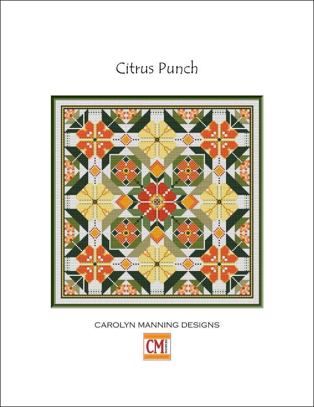 "Citrus Punch" Cross Stitch Pattern