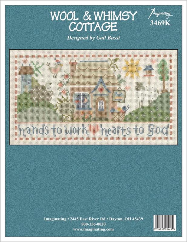 "Wool & Whimsy Cottage" Cross Stitch Kit
