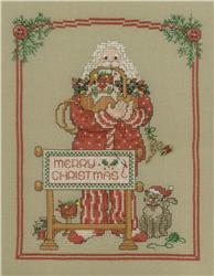 "Stitching Santa" by Sue Hillis Designs