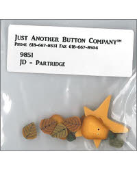 Partridge Button Pack | Cross Stitch Item