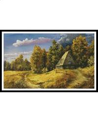 "Farm in the Autumn" | Cross Stitch Pattern