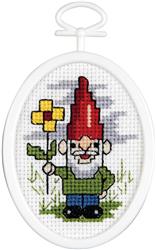 "Garden Gnome Mini" | Cross Stitch Kit