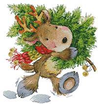 "Christmas Reindeer" | Cross Stitch Pattern