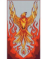 "Rising Phoenix" | Cross Stitch Pattern