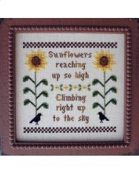 Sunflowers Cross Stitch Pattern Sunflower cross stitch pattern