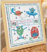 "Monster Birth Record" | Cross Stitch Kit