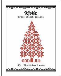 God Jul Christmas Tree | Cross Stitch Pattern