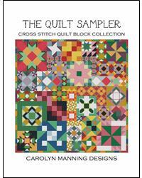 The Quilt Sampler Cross Stitch Pattern Stripes and triangles quilt block counted cross stitch pattern pdf