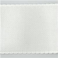 White Easy-Count with Gray Grid 14 Count Aida 18 x 21 Cross Stitch Cloth, Wichelt Imports #34591219