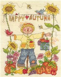 "Happy Autumn" | Cross Stitch Pattern