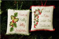 BC Adult Cross Stitch Holly Jolly Headband - Peggy's Gifts & Accessories