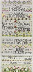 "Ecclesiastes 3:1" | Cross Stitch Pattern