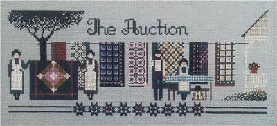 Auction Day Counted Cross Stitch Kit-11-1/4