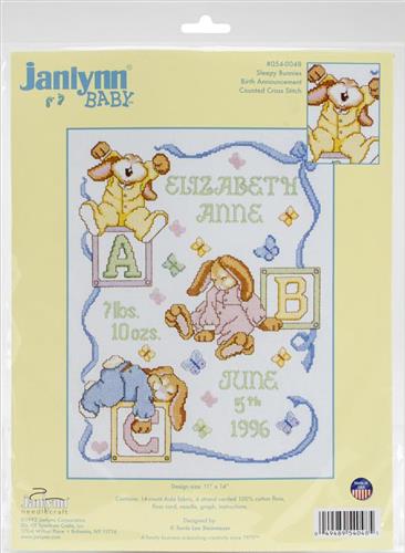 Baby Bunny - Cross Stitch Kit – Angel Crafts NZ