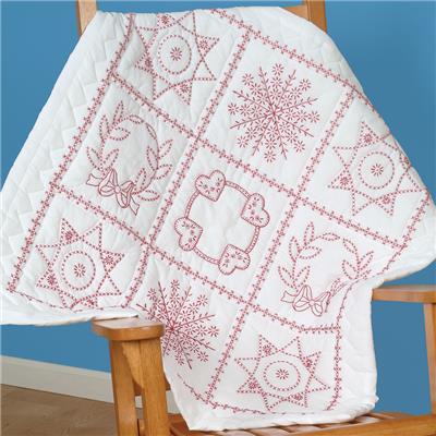 Sampler Wall/Lap Quilt (stamped cross stitch)