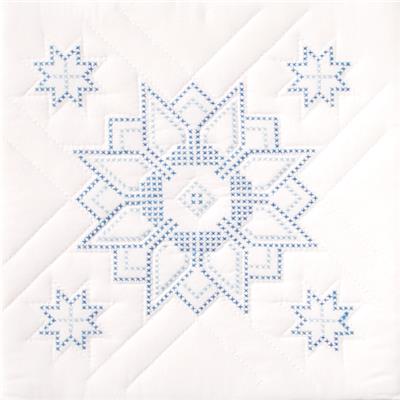 Star crossed stitch quilt