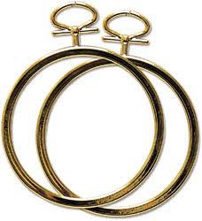 Ornament Frame 2.25-inch x 2.75-inch Oval 2PK for Cross Stitch #0309