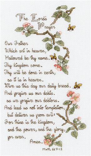 The Lord s Prayer cross Stitch Kit the-lord-s-prayer-cross-stitch-kit