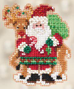 NeedlepointUS: Rudolph Needlepoint Ornament Kit, Ornaments, CNRUHO