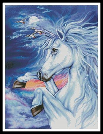 Unicorn In The Moonlight By Artecy Cross Stitch
