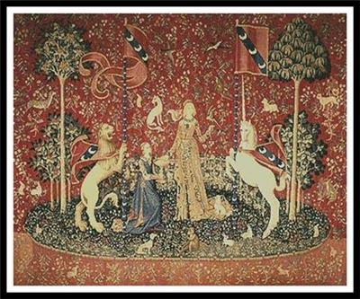 Taste Lady And The Unicorn By Artecy Cross Stitch