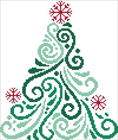 Christmas Tree Cross Stitch Chart