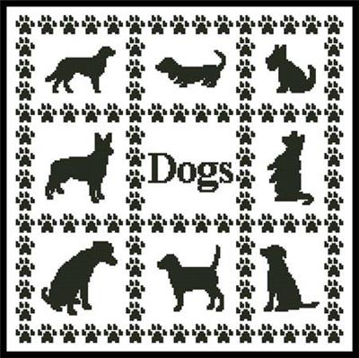 Dog on sale cross stitch
