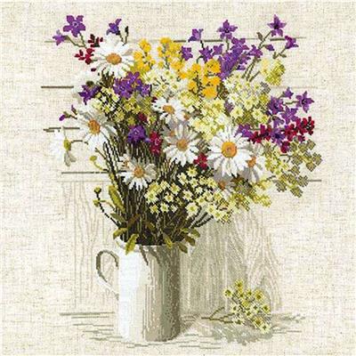 Counted Cross Stitch Kit RIOLIS ASTERS