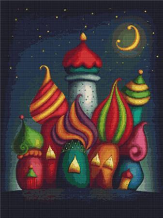 Cross stitch fairy tale cross stitch carriage cross stitch fairy palace