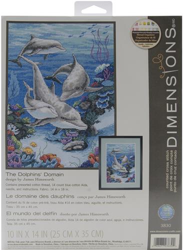 The Dolphins' Domain (cross stitch kit)