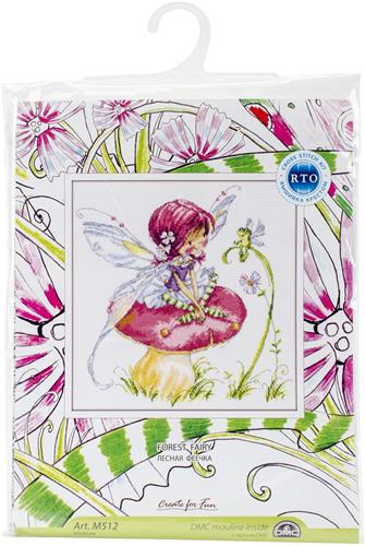Forest Fairy Counted Cross Stitch Kit 1375quot X 1375quot 14 Count Forest Fairy Counted Cross Stitch Kit 1375quot X 1375quot 14 Count